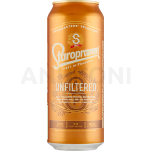Staropramen Unfiltered dobozos sör 0,5l