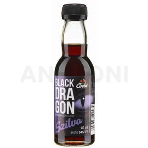 Csévi Black Dragon keserű-szilva ízű szeszesital 0,05l 34%