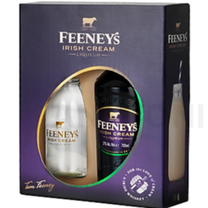 Feeney's whiskey ízesítésű krémlikőr 0,7l 17%, díszdoboz + pohárral