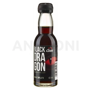 Csévi Keserű Black Dragon szeszes ital kávé ízesítéssel 0,05l 34%