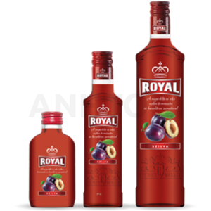Royal Vodka szilva ízesítésű vodka 0,2l 28%