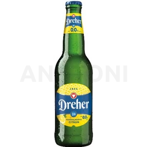 Dreher 24 alkoholmentes palackos sör, citrom ízesítéssel 0,33l