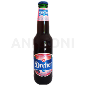 Dreher 24 alkoholmentes palckos sör, meggy-szeder ízesítéssel 0,33l