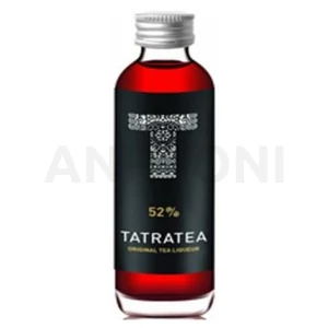 Tatratea Original tea alapú likőr, keserű ízesítéssel mini 0,04l 52%