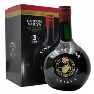 Zwack Unicum szilva ízesítésű keserűlikőr 3l 34,5%, díszdoboz