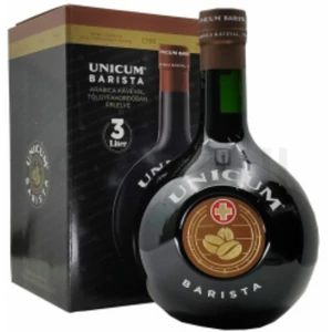 Zwack Unicum Barista kávé ízesítésű keserűlikőr 3l 34,5%, díszdoboz