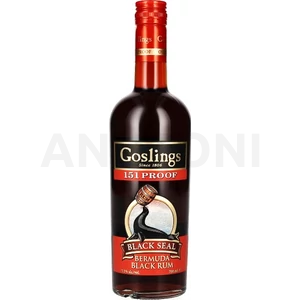 Gosling's Black Seal 151 Proof Dark rum 0,7l 75,5%