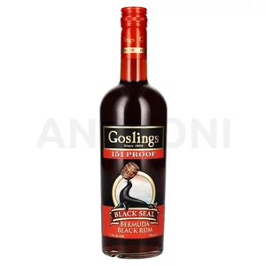 Gosling's Black Seal 151 Proof Dark rum 0,7l 75,5%