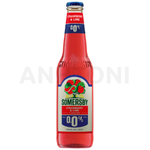 Somersby Strawberry & Lime palackos almabor, eper-lime ízesítéssel 0,33l