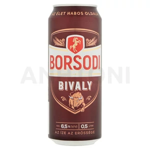 Borsodi Bivaly dobozos sör 0,5l DRS