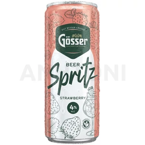 Gösser Spritz Strawberry 0,33l dobozos sör DRS