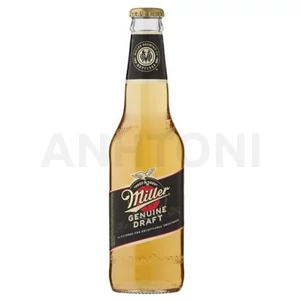 Miller palackos sör 0,33l DRS
