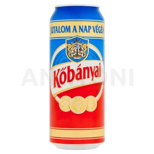 Kőbányai dobozos sör 0,5l DRS