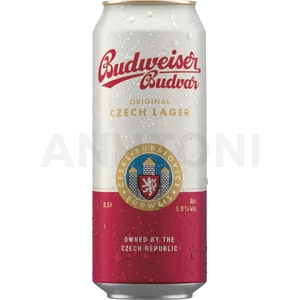 Budweiser Lager dobozos sör 0,5l DRS
