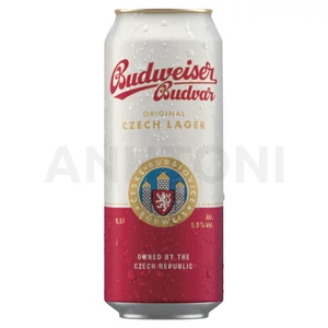 Budweiser Lager dobozos sör 0,5l DRS
