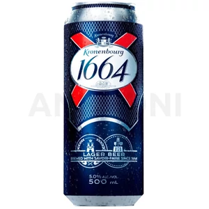 1664 Lager dobozos sör 0,5l DRS