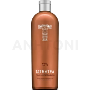Tatratea tea alapú likőr, őszibarack ízesítéssel 0,7l 42% DRS