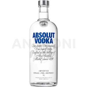 Absolut Blue 1l 40% DRS