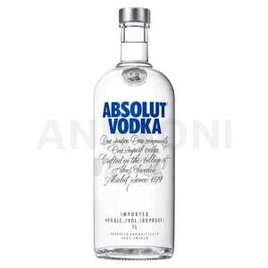 Absolut Blue 1l 40% DRS