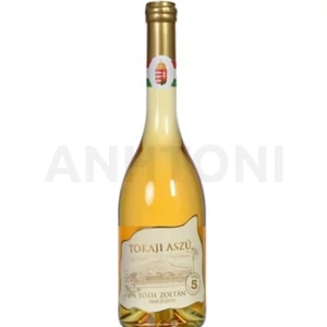 Tóth Zoltán Tokaji 5 Puttonyos Aszú édes fehérbor 0,25l 2018*
