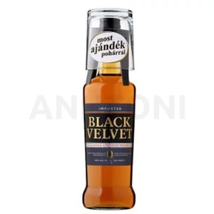 Black Velvet whisky 0,7l 40% DRS, díszdoboz + pohár