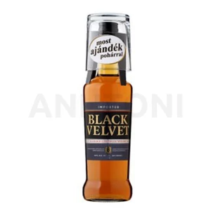 Black Velvet whisky 0,7l 40% DRS, díszdoboz + pohár
