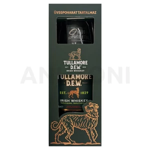 Tullamore Dew whiskey 0,7l 40% DRS, díszdoboz + pohár