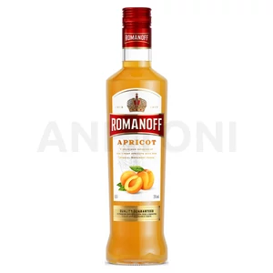 Romanoff kajszibarack ízesítésű vodka 0,1l 37,5%