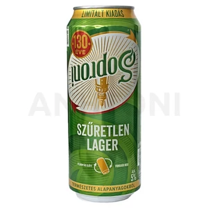 Soproni szűretlen dobozos sör 0,5l
