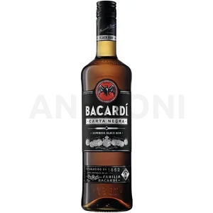 Bacardi Carta Negra Black rum 1l 37,5% DRS