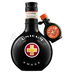 Zwack Unicum keserűlikőr 0,5l 40% DRS + Unicum Orange Bitter 0,04l