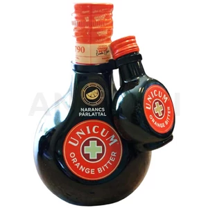 Zwack Unicum Orange Bitter keserűlikőr 0,5l 40% DRS + Unicum Orange Bitter 0,04l