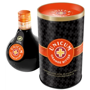 Zwack Unicum Orange Bitter narancs ízesítésű keserűlikőr 0,5l 34,5% DRS, díszdoboz