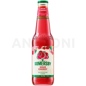 Somersby Sour Cherry palackos almabor, meggy ízesítéssel 0,33l DRS