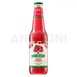 Somersby Sour Cherry palackos almabor, meggy ízesítéssel 0,33l DRS