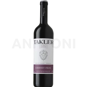 Takler Szekszárdi Cabernet Franc száraz vörösbor 0,75l 2018