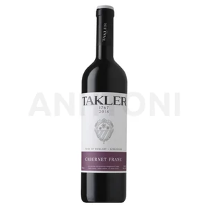 Takler Szekszárdi Cabernet Franc száraz vörösbor 0,75l 2018