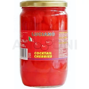 Koktélcseresznye piros szár nélküli 0,75 kg