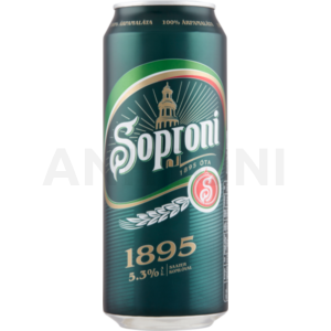 Soproni 1895 dobozos sör 0,5l