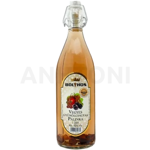 Bolyhos ágyas vegyes pálinka 1l 50%