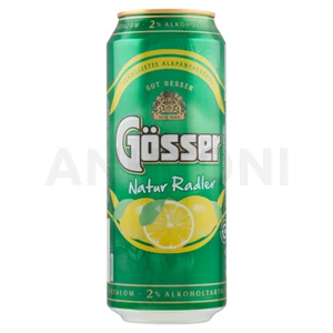 Gösser Natur Zitrone dobozos sör, citrom ízesítéssel 0,5l DRS
