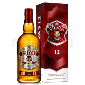 Chivas Regal whisky 1l 12 éves 40%, díszdoboz