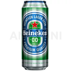 Heineken alkoholmentes dobozos sör 0,5l DRS