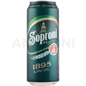 Soproni 1895 dobozos sör 0,5l DRS