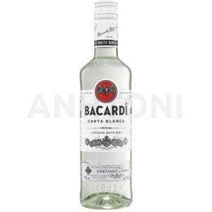 Bacardi Carta Blanca Superior rum 0,5l 37.5%