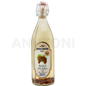 Bolyhos ágyas szőlő pálinka 1l 50%