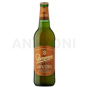 Staropramen Unfiltered palackos sör 0,5l