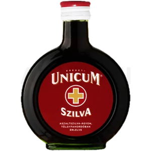 Zwack Unicum szilva ízesítésű keserűlikőr 0,1l 34,5%, üvegpalackos DRS