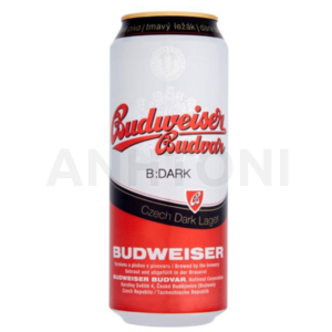 Budweiser Dark dobozos sör 0,5l