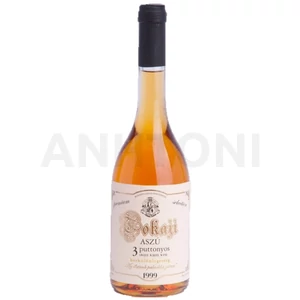 Budányi Tokaji 3 Puttonyos Aszú édes fehérbor 0,5l 2018*